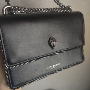 NWT Kurt Geiger Small Shoreditch Crossbody Cheetah Print Calf Hair Bag